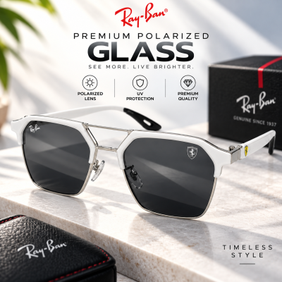 Premium Luxury Polarized Sunglasses – High-Grade Metal Alloy Frame with Superior Scratch-Resistant Matte Black Finish, UV Protection & Ultra-Lightweight Comfort Eyewear for Men
